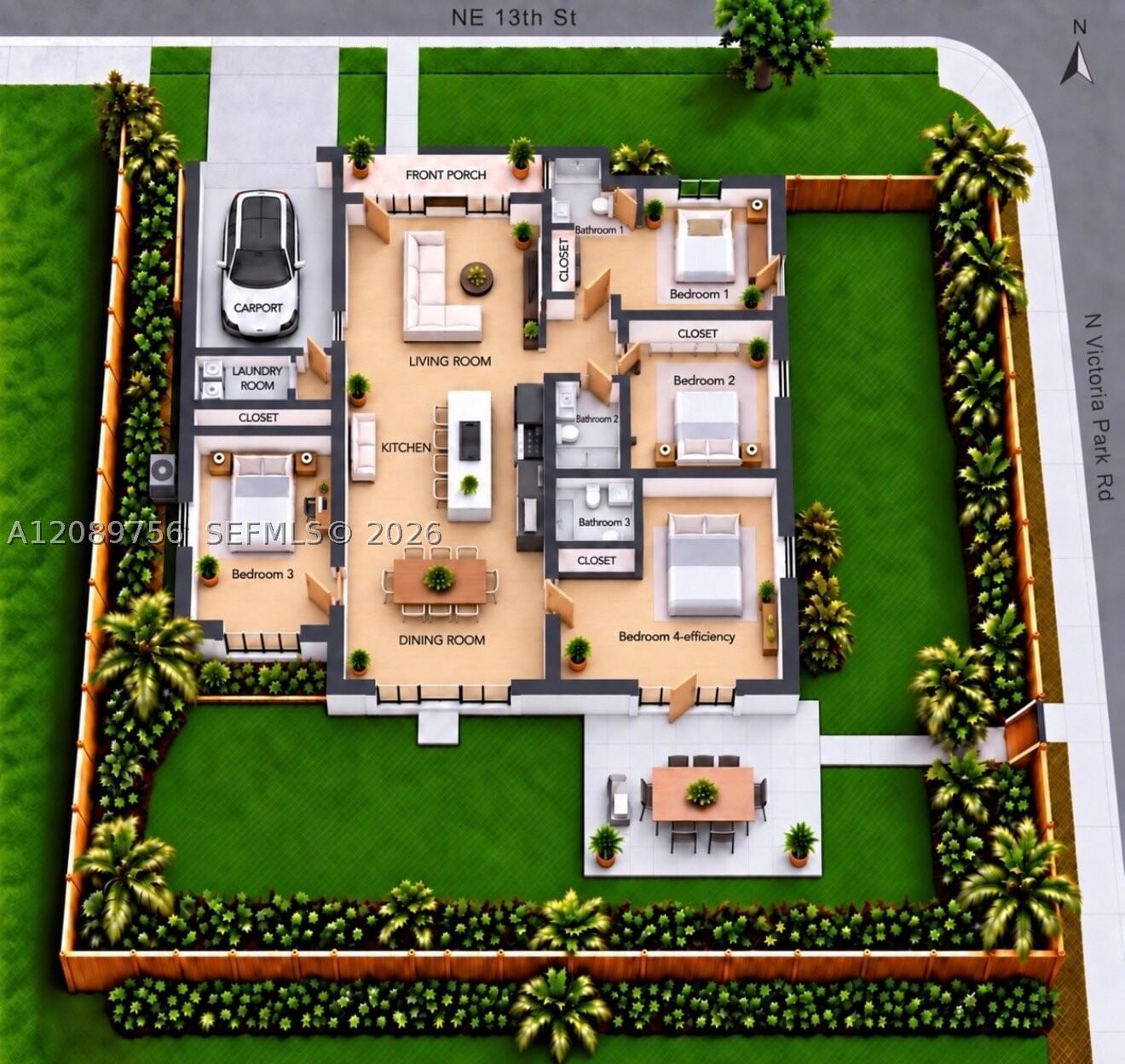 Real estate property located at 1760 13th St, Broward, Lake Ridge, Fort Lauderdale, FL