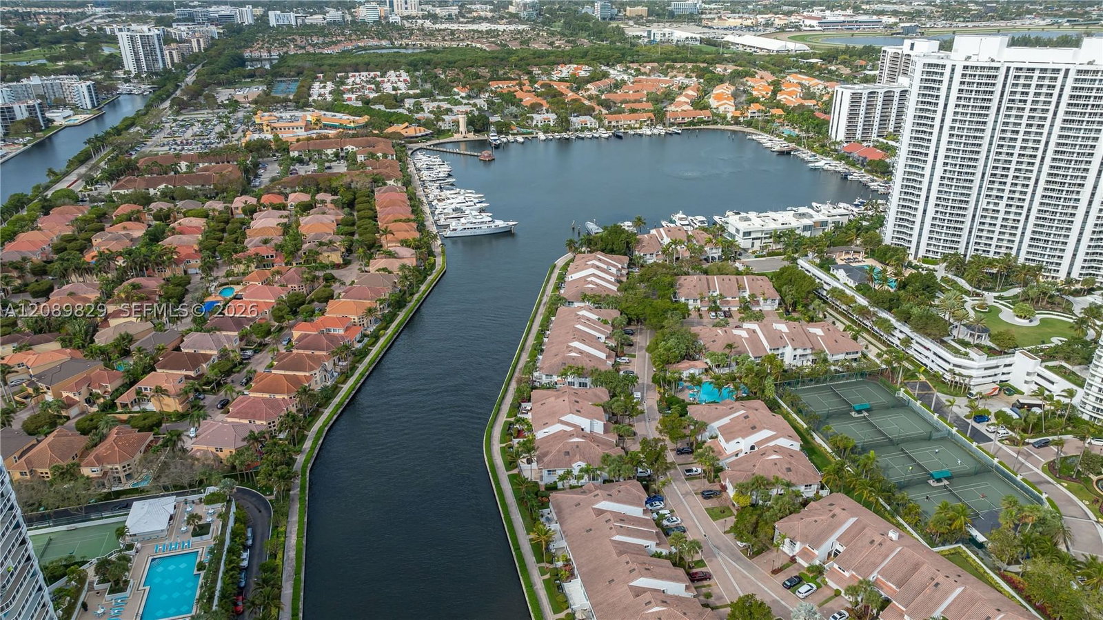 Real estate property located at 3601 207th St, Miami-dade, Waterways Marina Condo, Aventura, FL