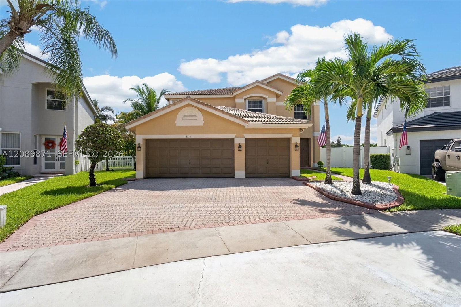 Real estate property located at 3379 173rd Ter, Broward, Silver Lakes Ph 111 Repla, Miramar, FL