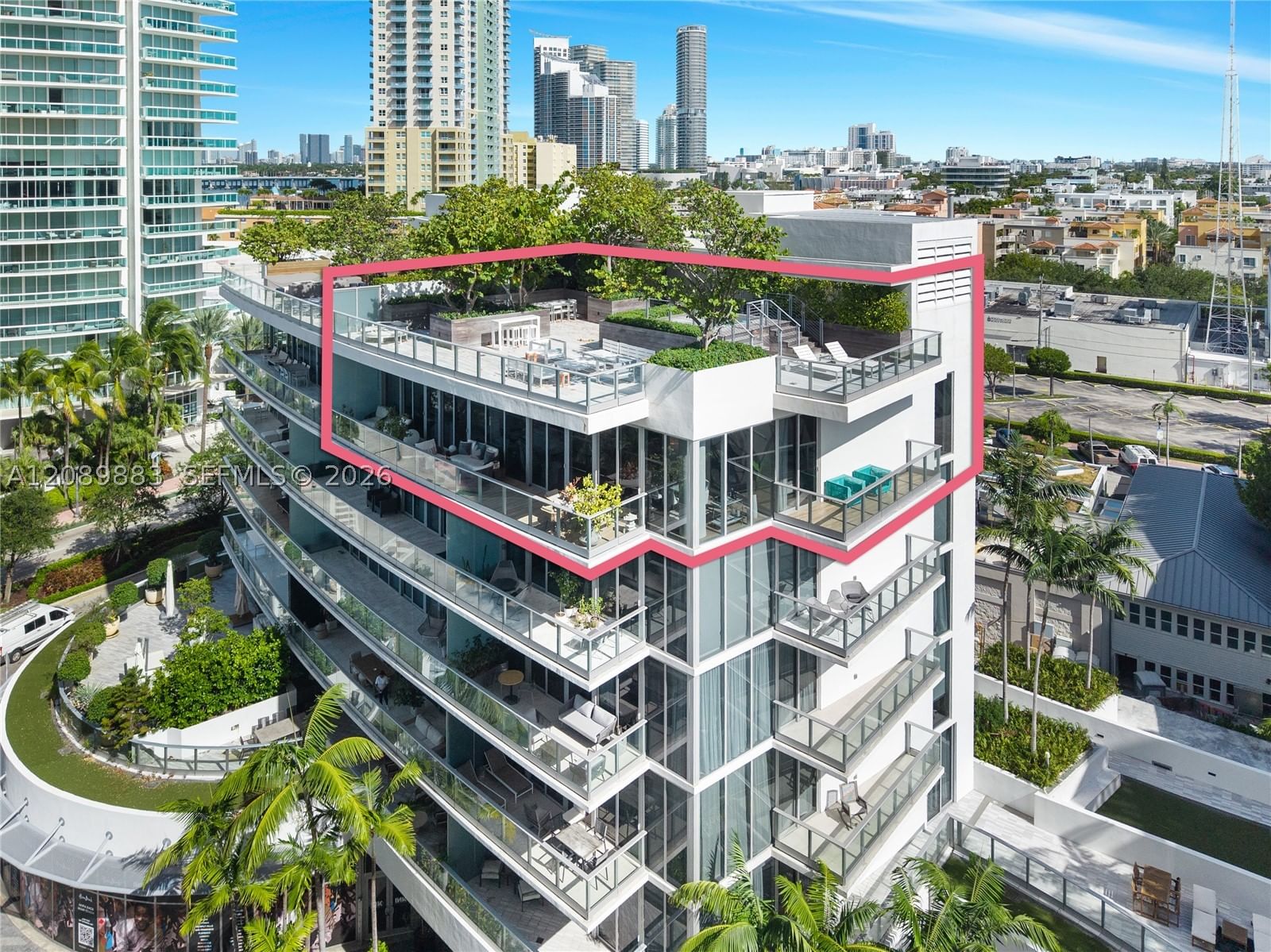 Real estate property located at 801 Pointe Dr PH 2, Miami-dade, Marea Condo, Miami Beach, FL