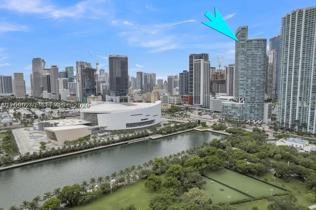 Real estate property located at 888 Biscayne Blvd #1710, Miami-dade, Marinablue Condo, Miami, FL