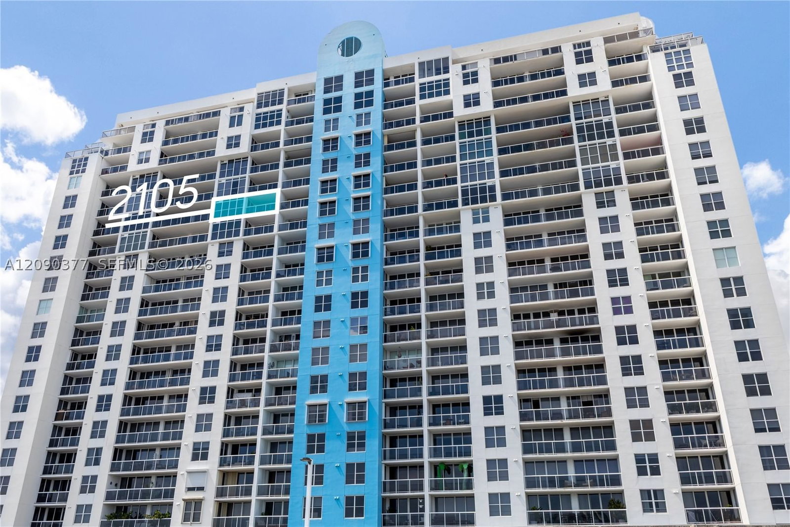 Real estate property located at 1800 Sunset Harbour Dr #2105, Miami-dade, Sunset Harbour South Cond, Miami Beach, FL