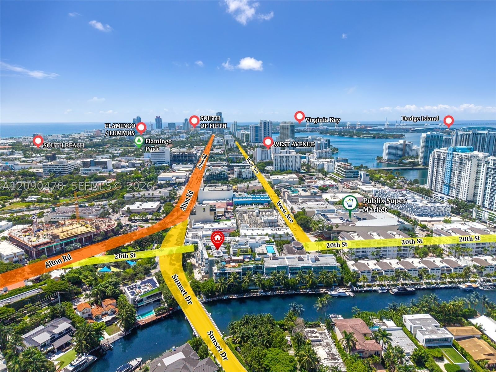 Real estate property located at 1201 20th St #414, Miami-dade, Island View Addn, Miami Beach, FL