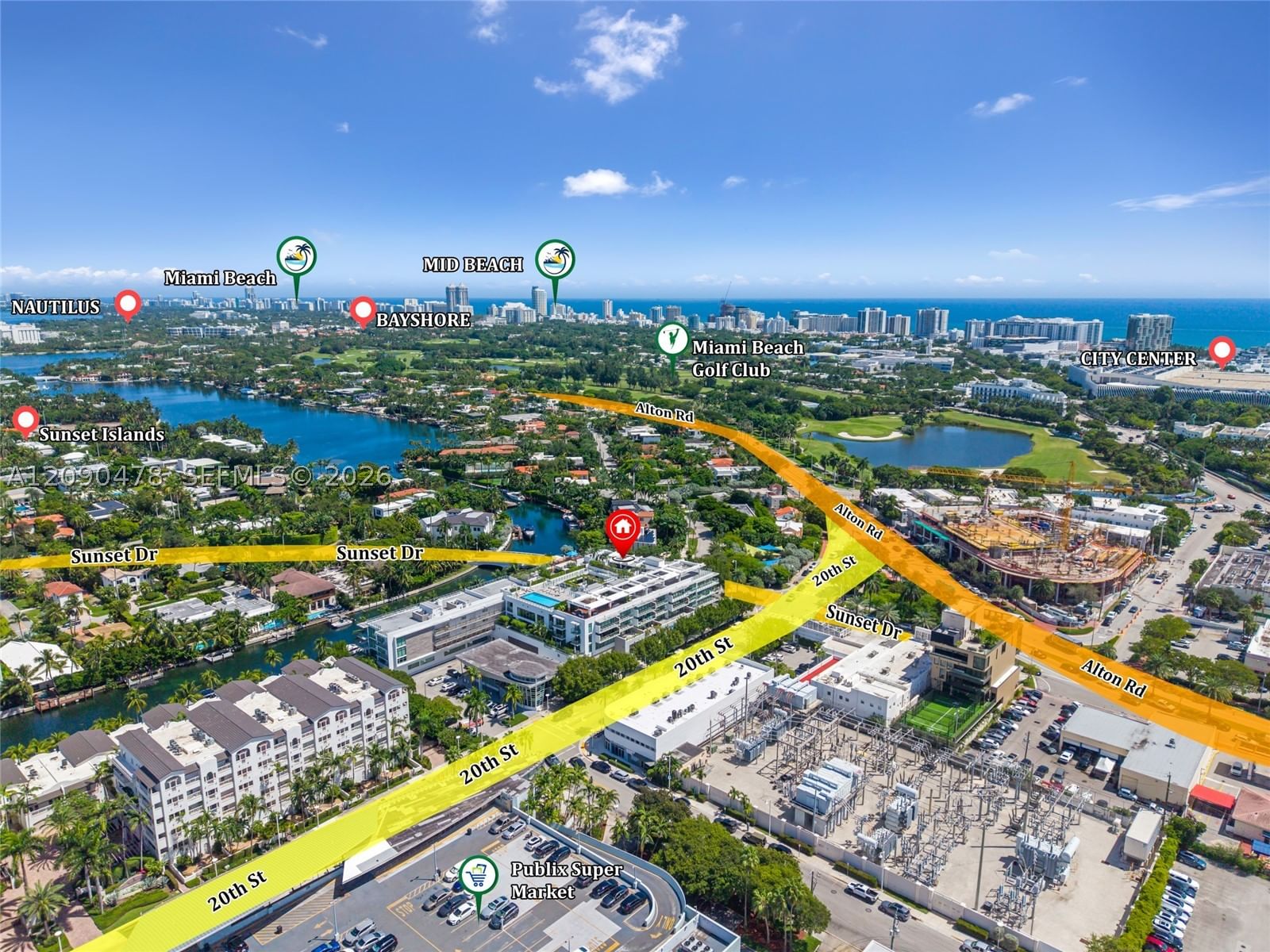 Real estate property located at 1201 20th St #414, Miami-dade, Island View Addn, Miami Beach, FL
