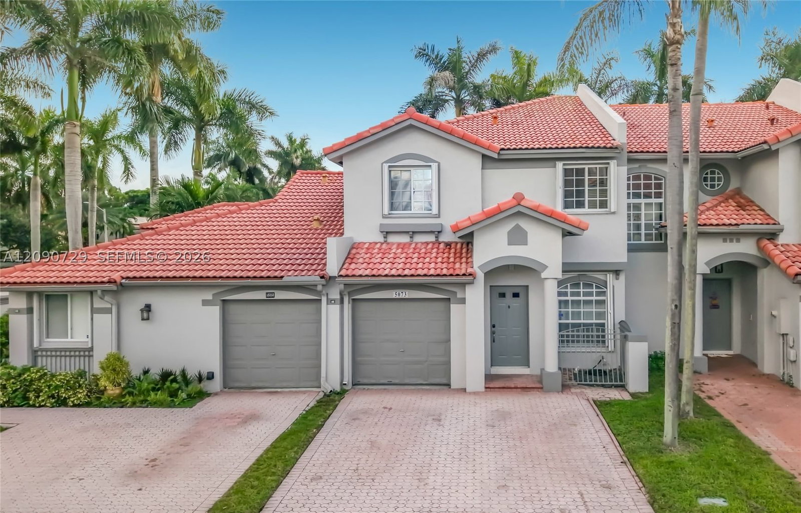 Real estate property located at 5073 114th Ct, Miami-dade, Doral Landings Townhomes, Doral, FL