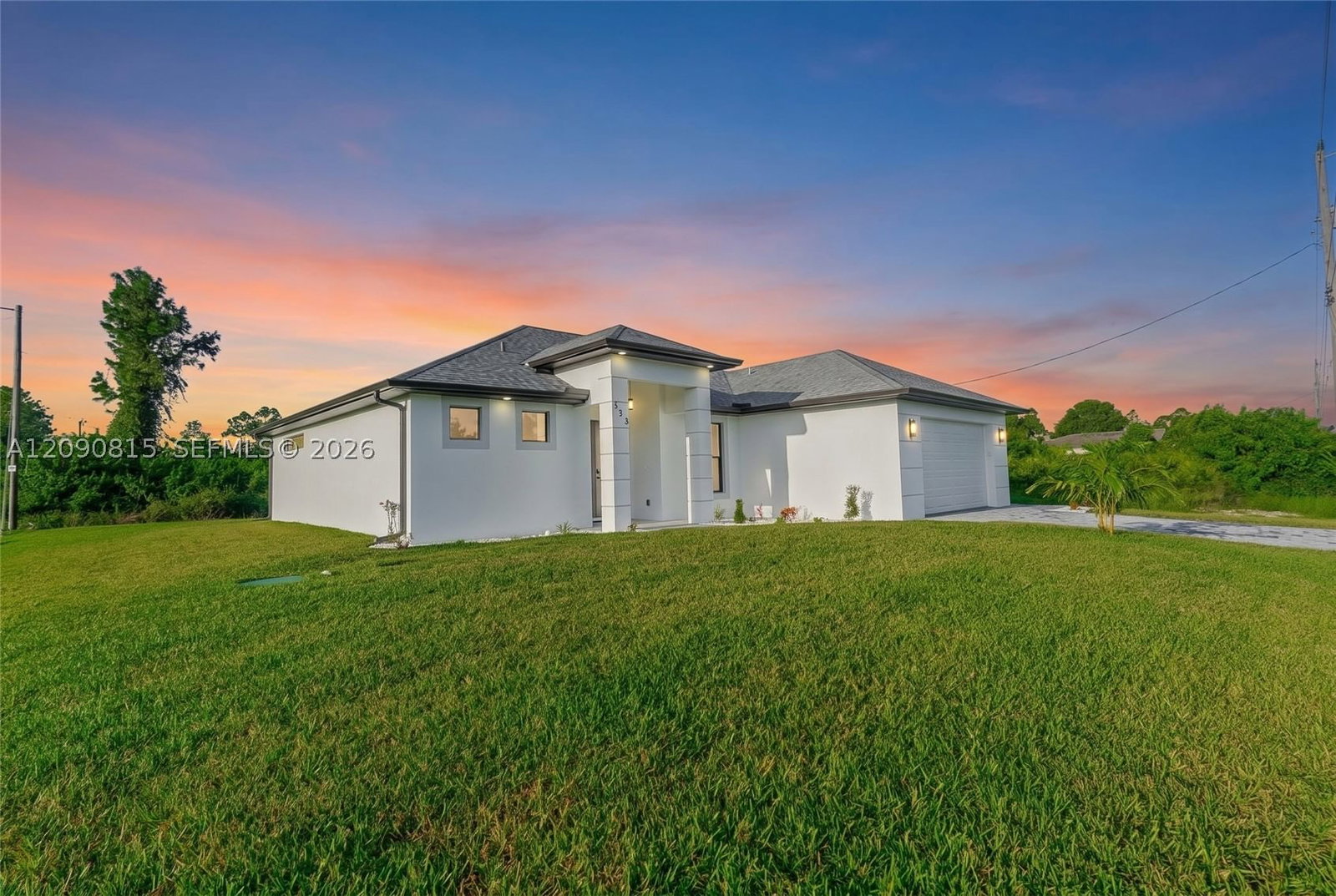 Real estate property located at 736 Chambers St, Lee, Lehigh Acres, Lehigh Acres, FL