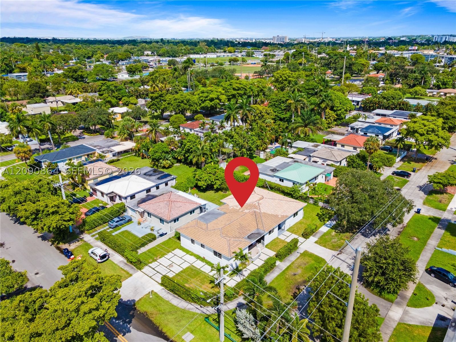 Real estate property located at 580 Lee Dr, Miami-dade, Edgewater Park Amd Pl, Miami Springs, FL