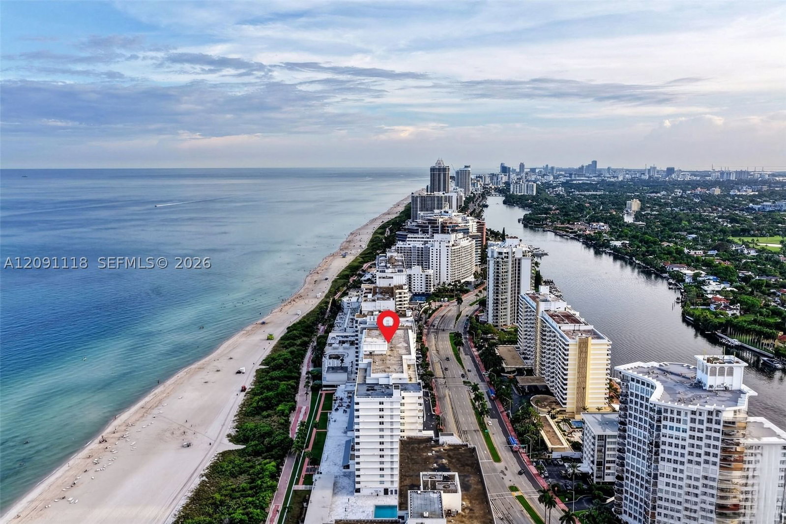 Real estate property located at 5601 Collins ave #1716, Miami-dade, The Pavilion Condo, Miami Beach, FL