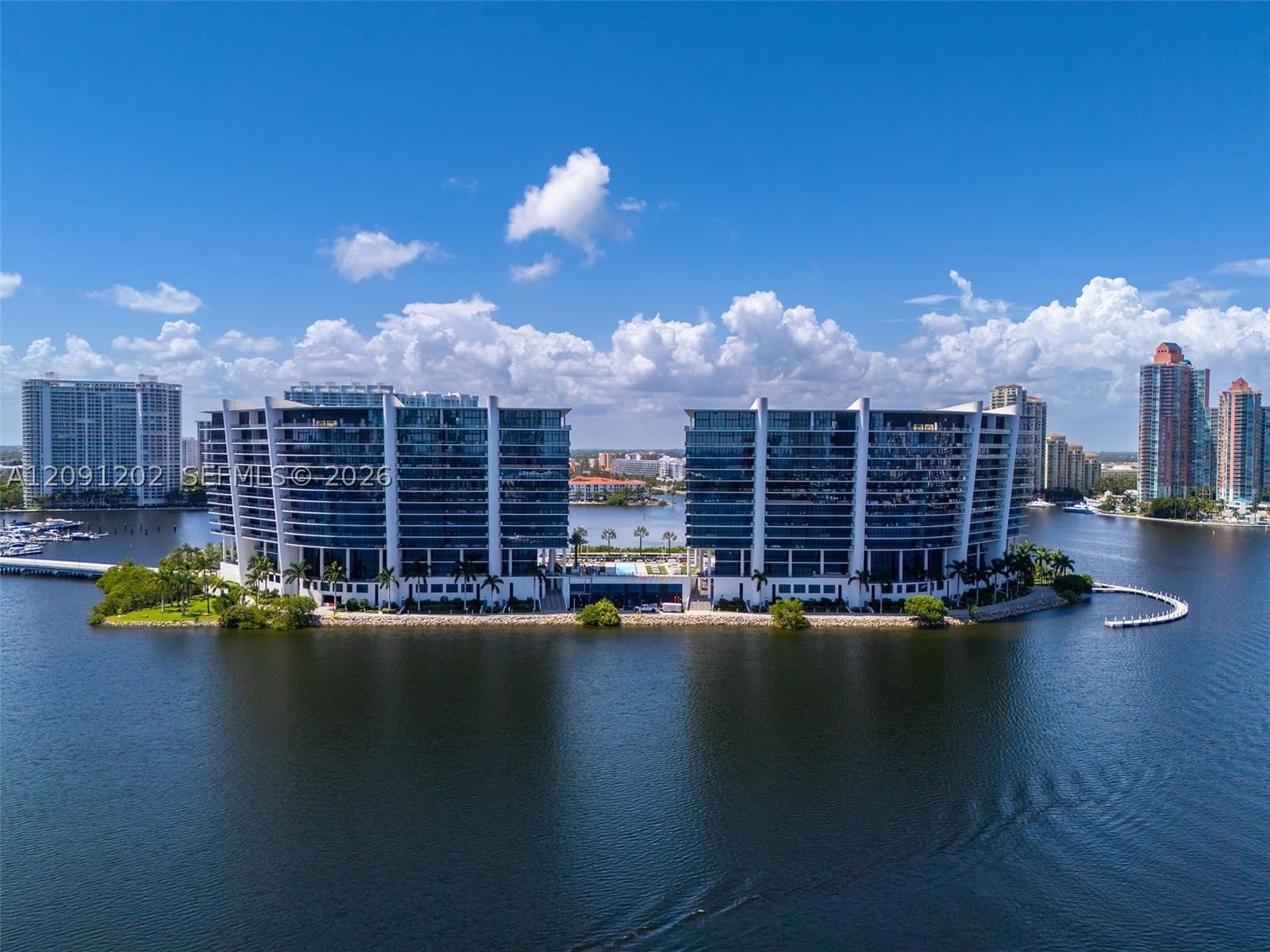 Real estate property located at 5500 Island Estates Drive #1404 & 1405, Miami-dade, Prive Condo, Aventura, FL
