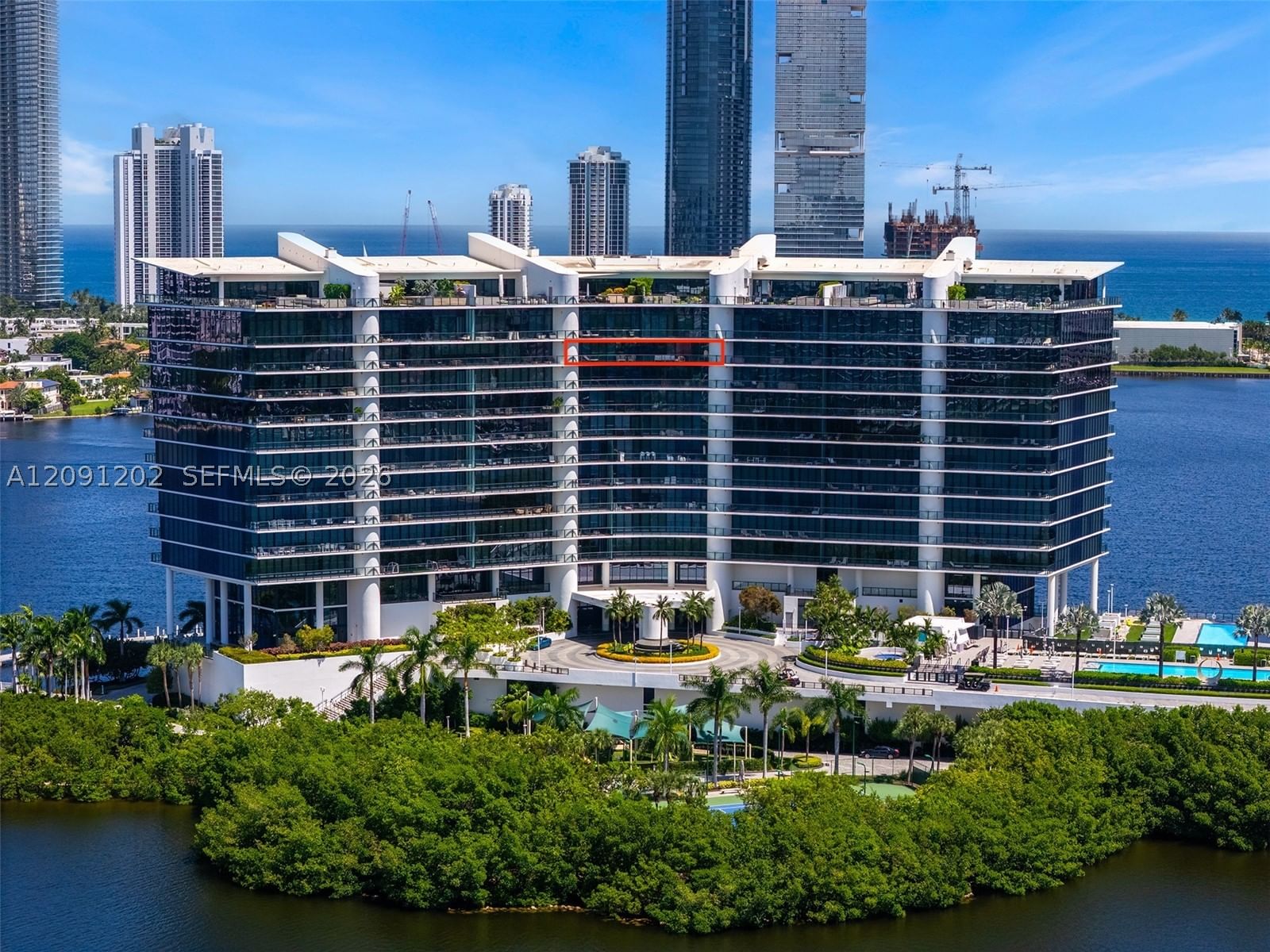 Real estate property located at 5500 Island Estates Drive #1404 & 1405, Miami-dade, Prive Condo, Aventura, FL