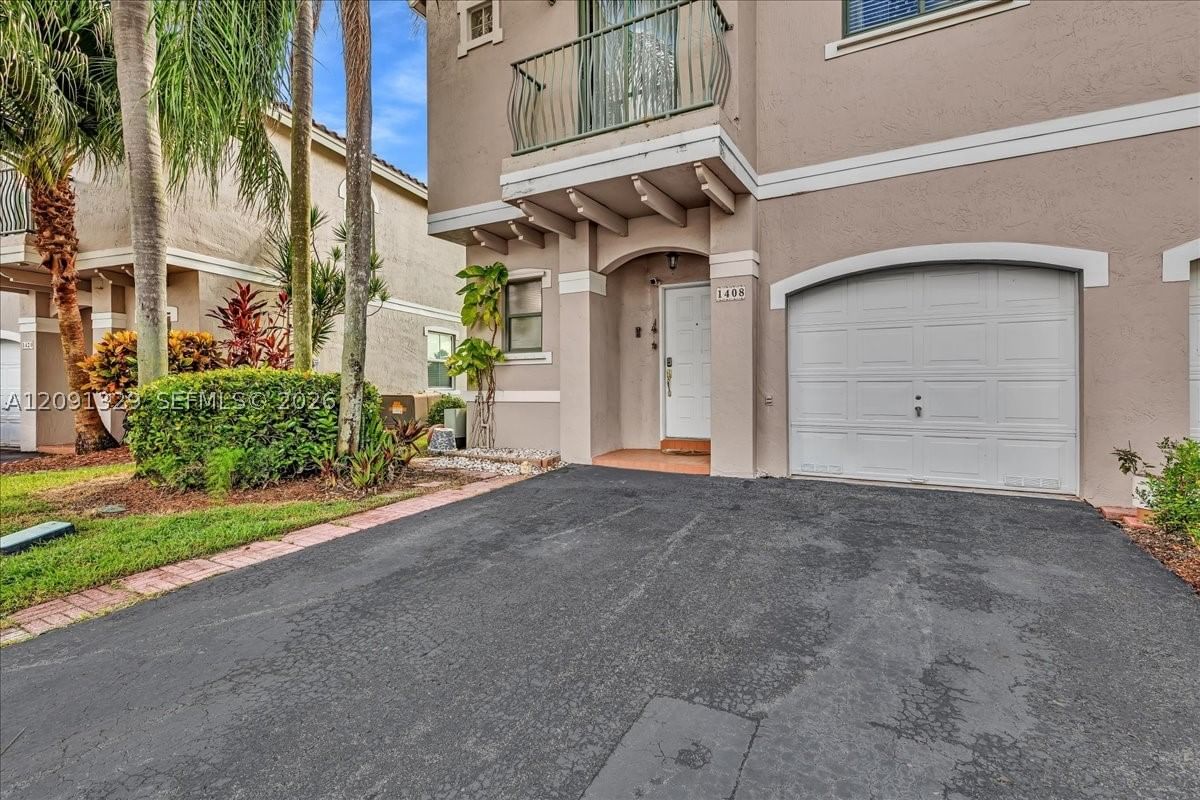 Real estate property located at 1408 126th Ave #1408, Broward, Savannah Plat 3, Sunrise, FL