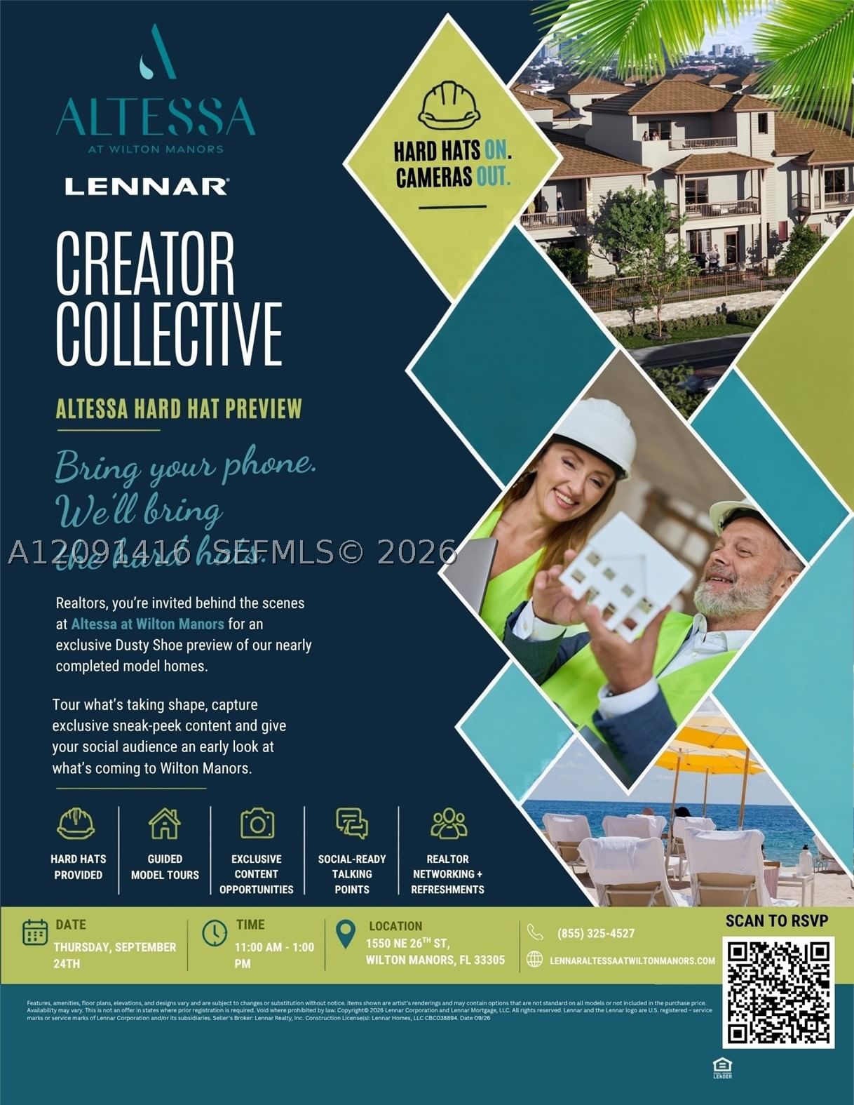 Real estate property located at 1510 26 Street, Broward, Altessa At Wilton Manors, Wilton Manors, FL