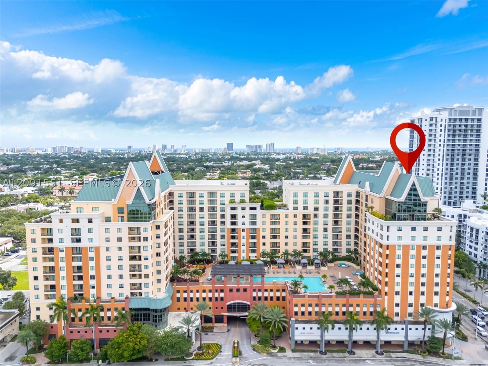 Real estate property located at 100 Federal Hwy #1, Broward, Waverly At Las Olas Condo, Fort Lauderdale, FL