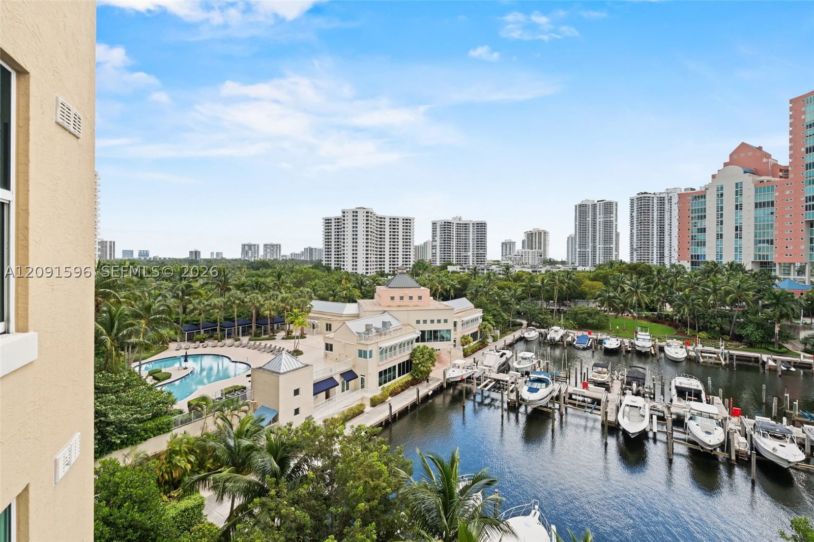 Real estate property located at 3340 190th St #708, Miami-dade, Aventura Marina Condo Num, Aventura, FL