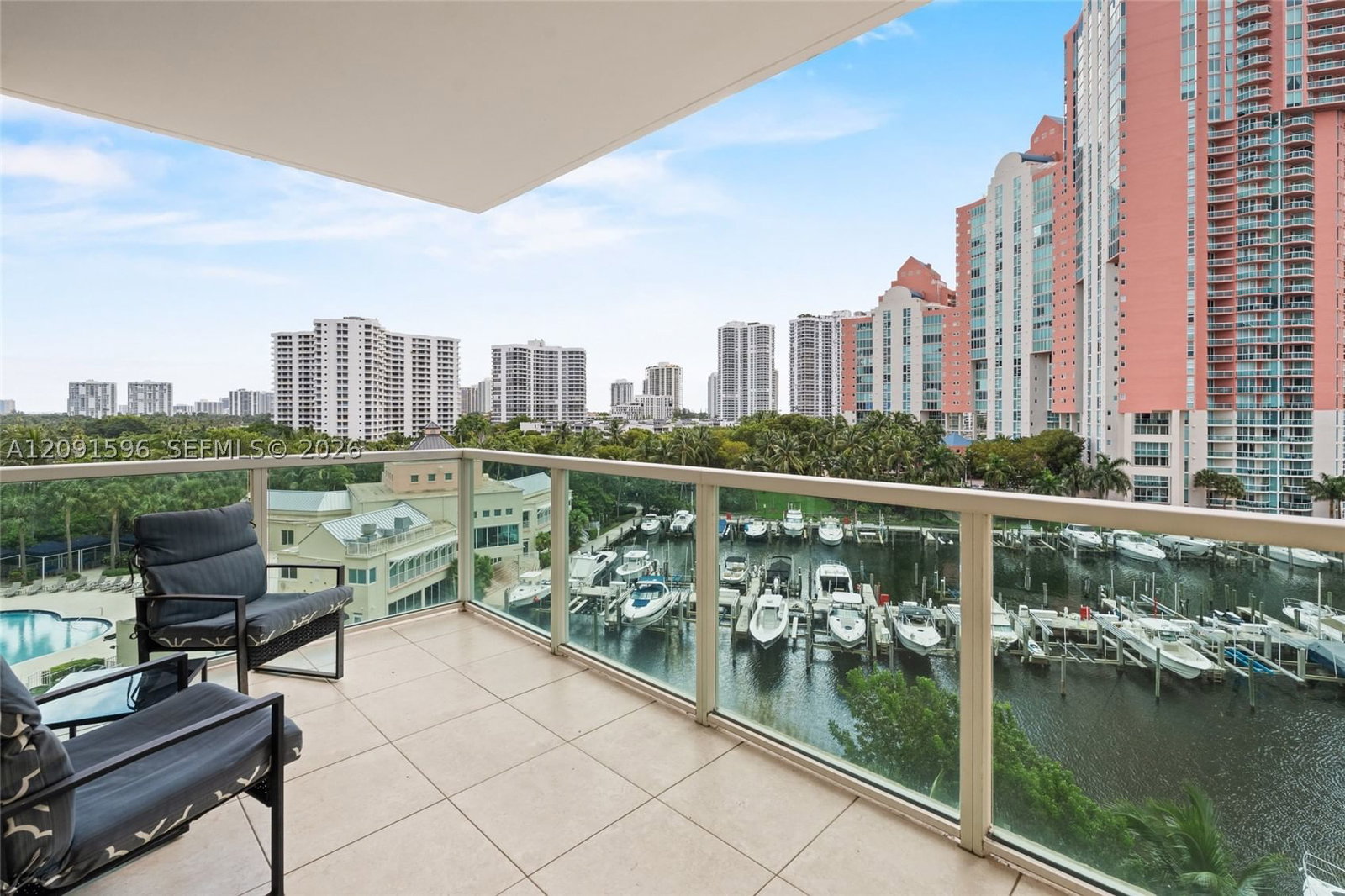Real estate property located at 3340 190th St #708, Miami-dade, Aventura Marina Condo Num, Aventura, FL