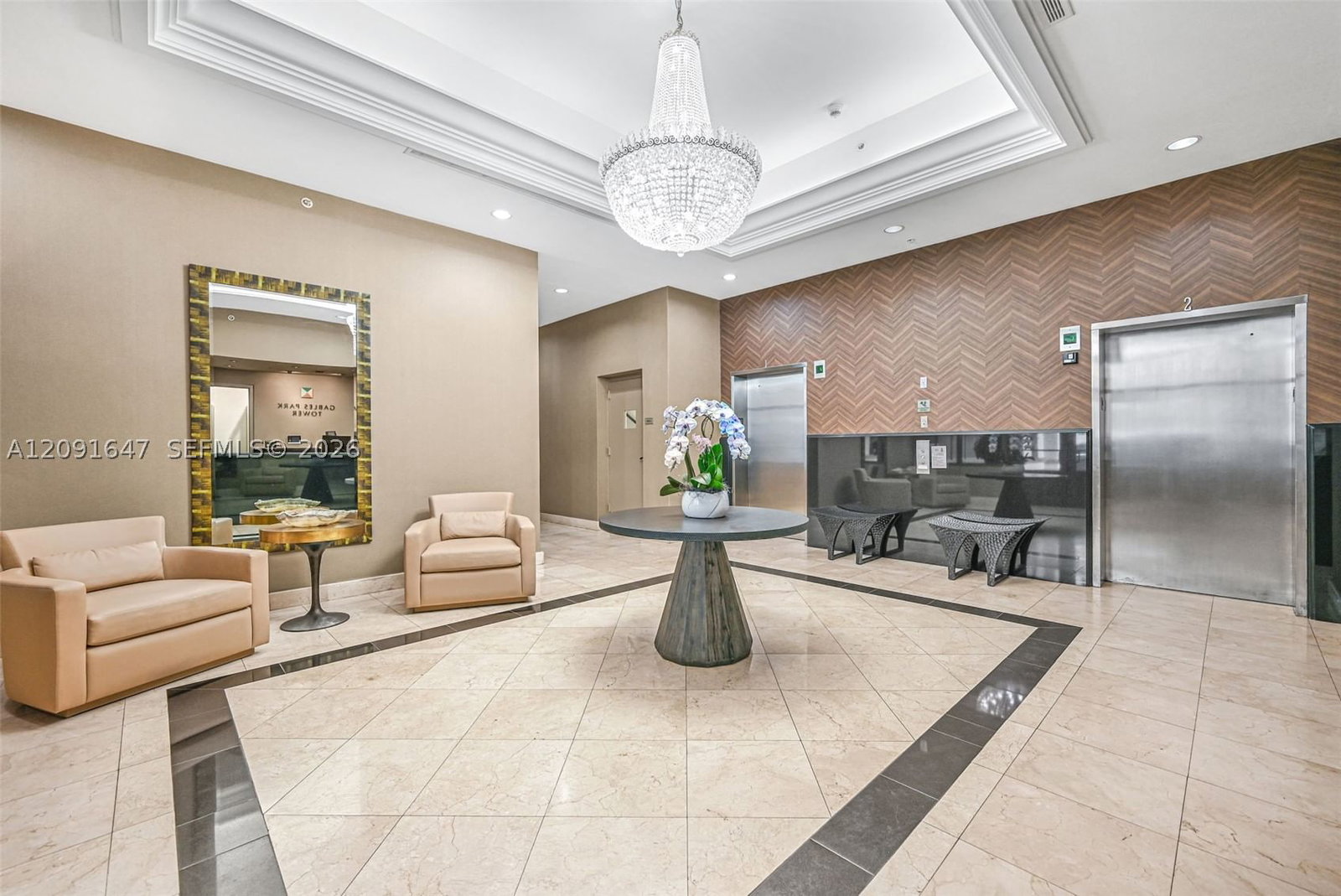 Real estate property located at 357 Almeria Ave #606, Miami-dade, Gables Park Tower, Coral Gables, FL