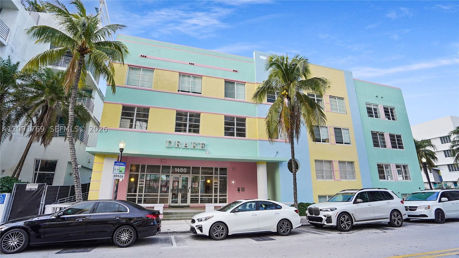 Real estate property located at 1460 Ocean Dr #407, Miami-dade, The Drake Condo, Miami Beach, FL