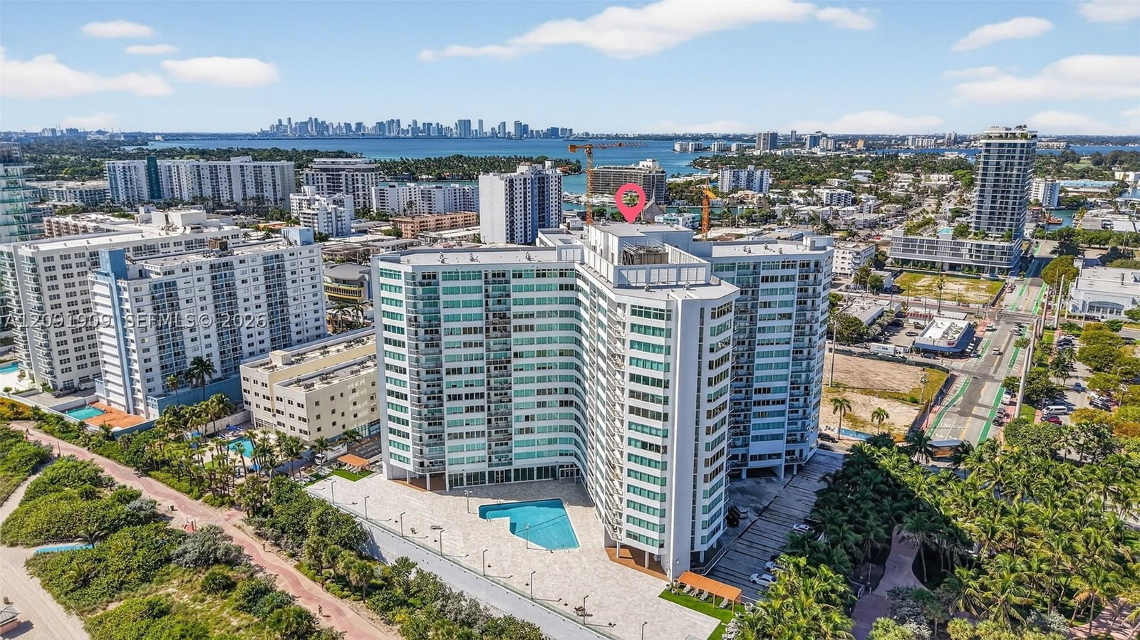 Real estate property located at 7135 Collins Ave #805, Miami-dade, Burleigh House Condo, Miami Beach, FL