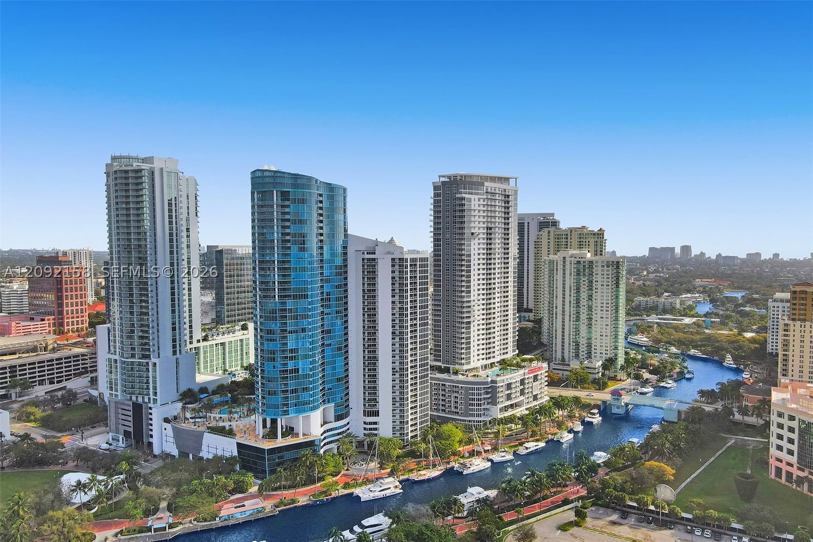 Real estate property located at 333 Las Olas Way #2409, Broward, Las Olas River House Cond, Fort Lauderdale, FL