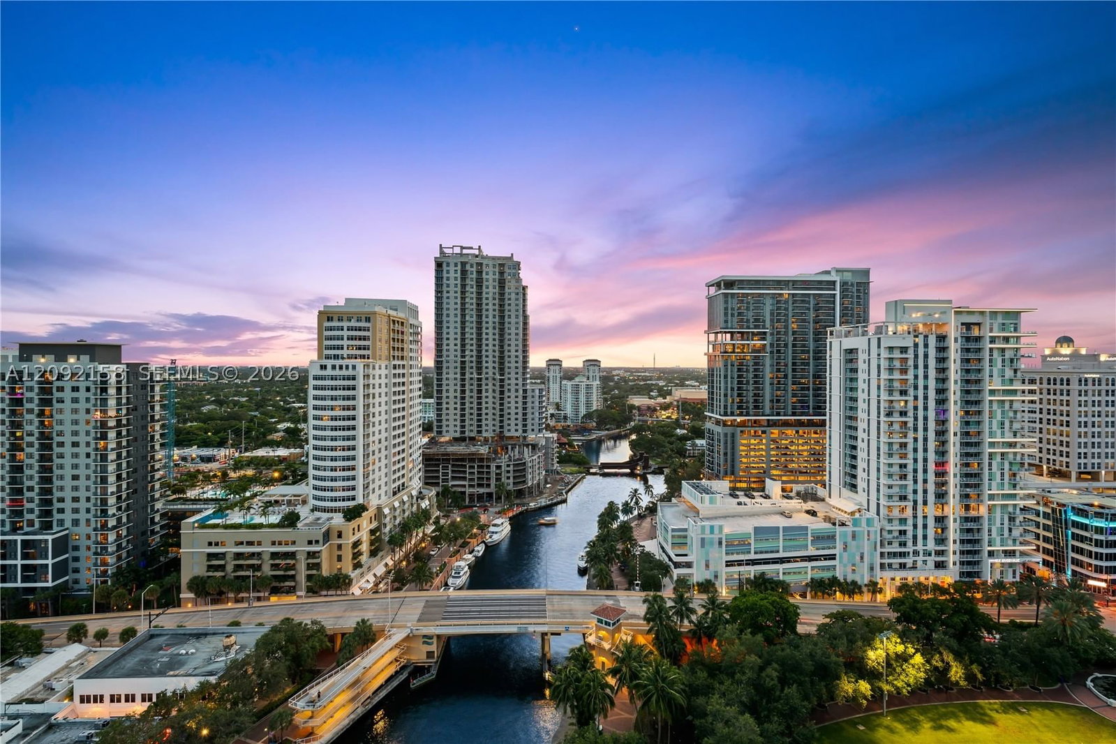 Real estate property located at 333 Las Olas Way #2409, Broward, Las Olas River House Cond, Fort Lauderdale, FL