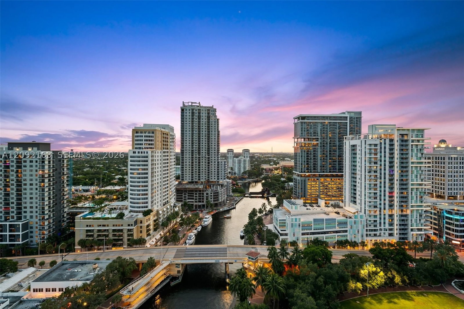 Real estate property located at 333 Las Olas Way #1207, Broward, Las Olas River House Cond, Fort Lauderdale, FL