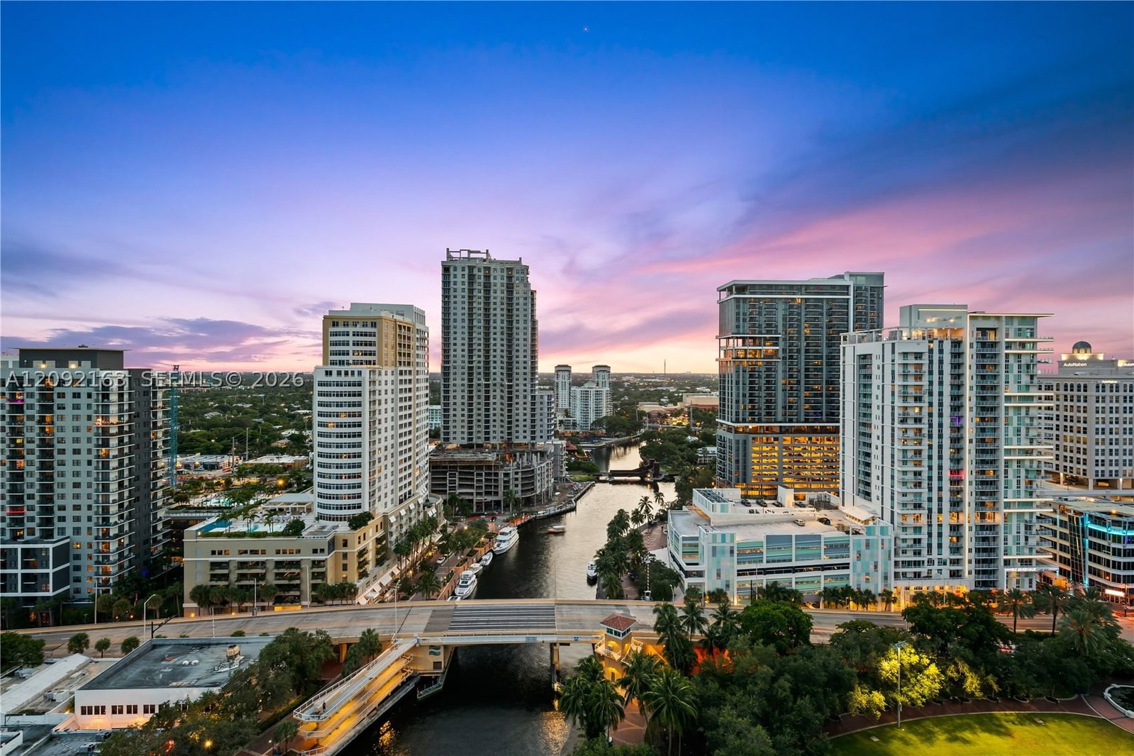 Real estate property located at 333 Las Olas Way #1207, Broward, Las Olas River House Cond, Fort Lauderdale, FL
