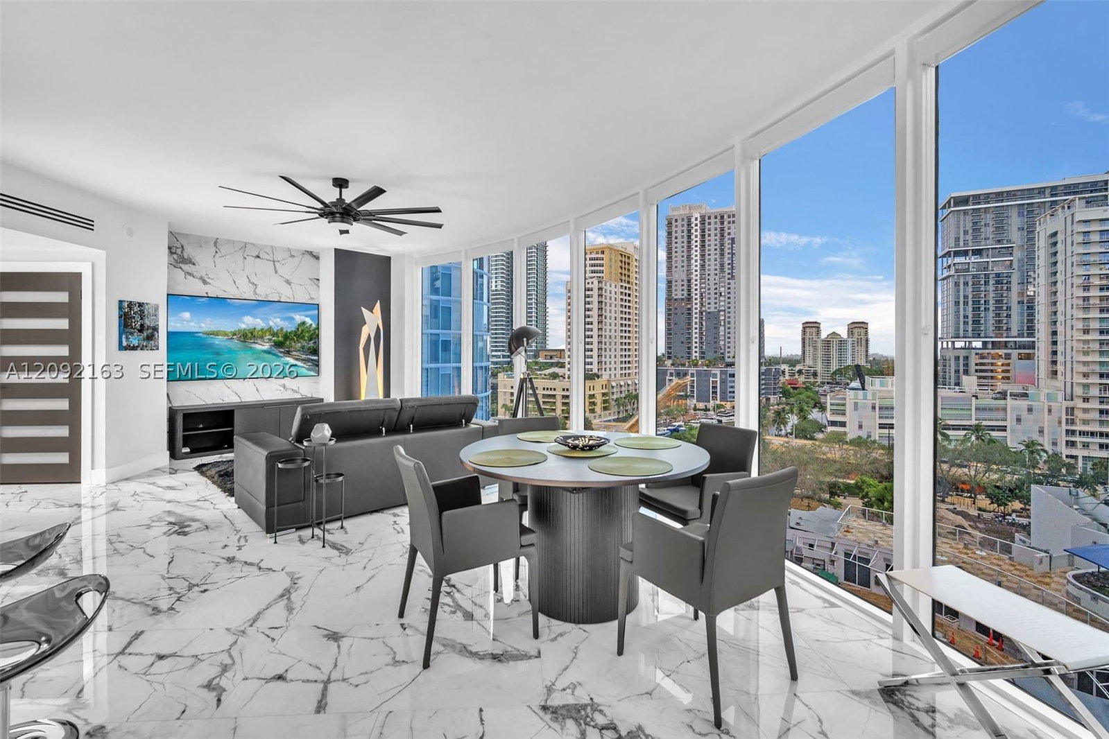 Real estate property located at 333 Las Olas Way #1207, Broward, Las Olas River House Cond, Fort Lauderdale, FL