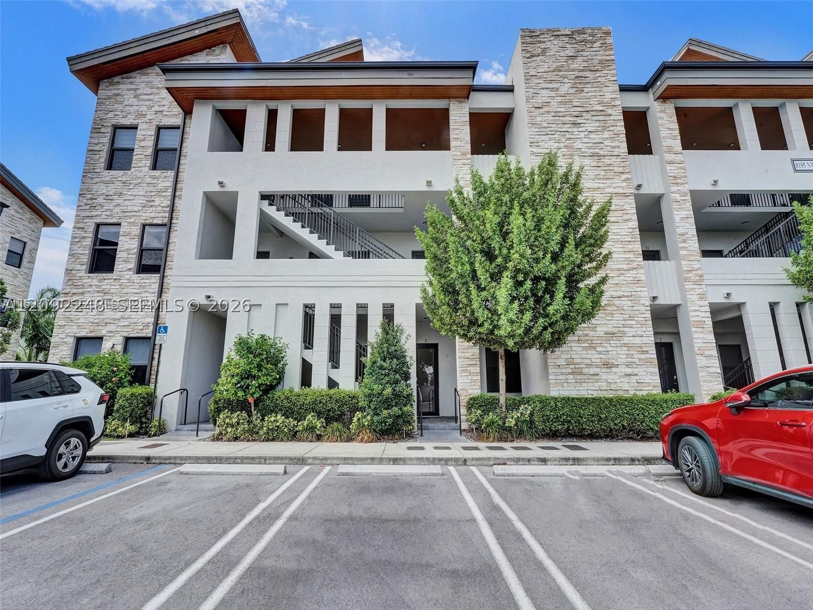 Real estate property located at 8195 104th Ave #2, Miami-dade, Apex At Park Central Cond, Doral, FL