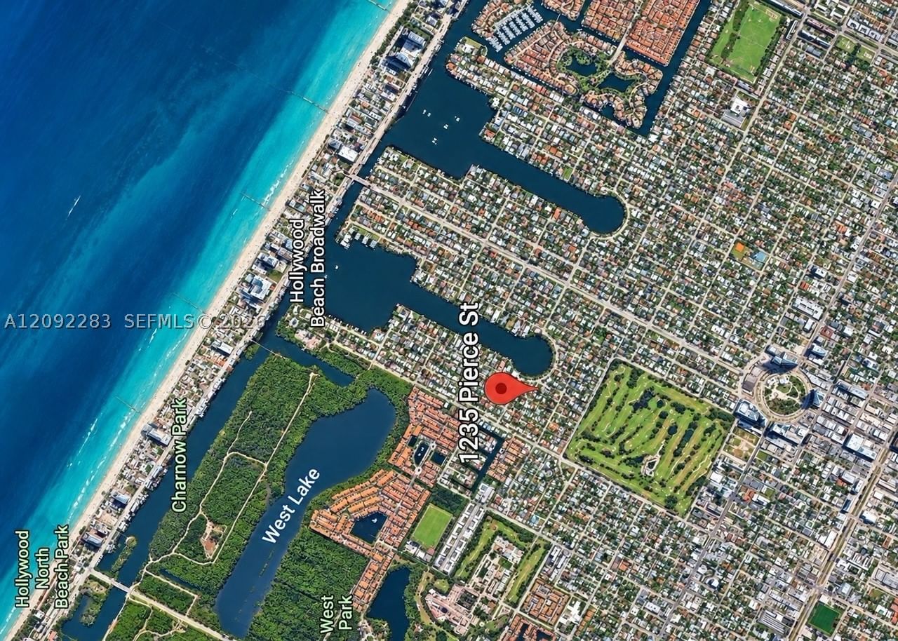 Real estate property located at 1235 Pierce St, Broward, Hollywood Lakes Section, Hollywood, FL