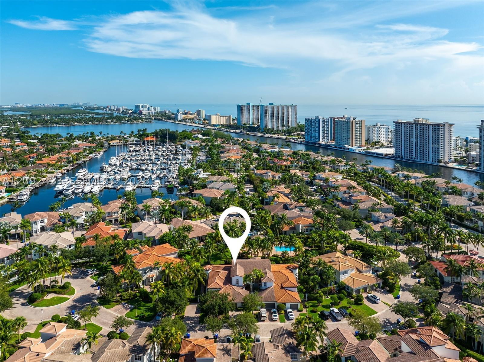 Real estate property located at 887 Spinnaker Dr W, Broward, Three Islands 3rd Section, Hollywood, FL
