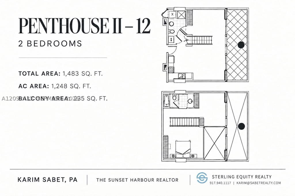 Real estate property located at 690 1st Ct PHII12, Miami-dade, Neo Vertika Condo, Miami, FL