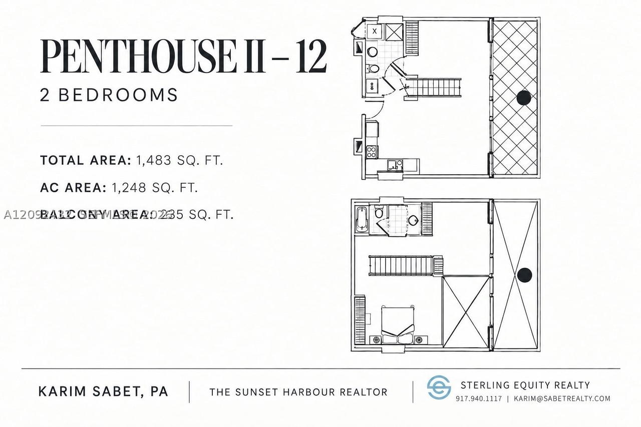 Real estate property located at 690 1st Ct PHII12, Miami-dade, Neo Vertika Condo, Miami, FL