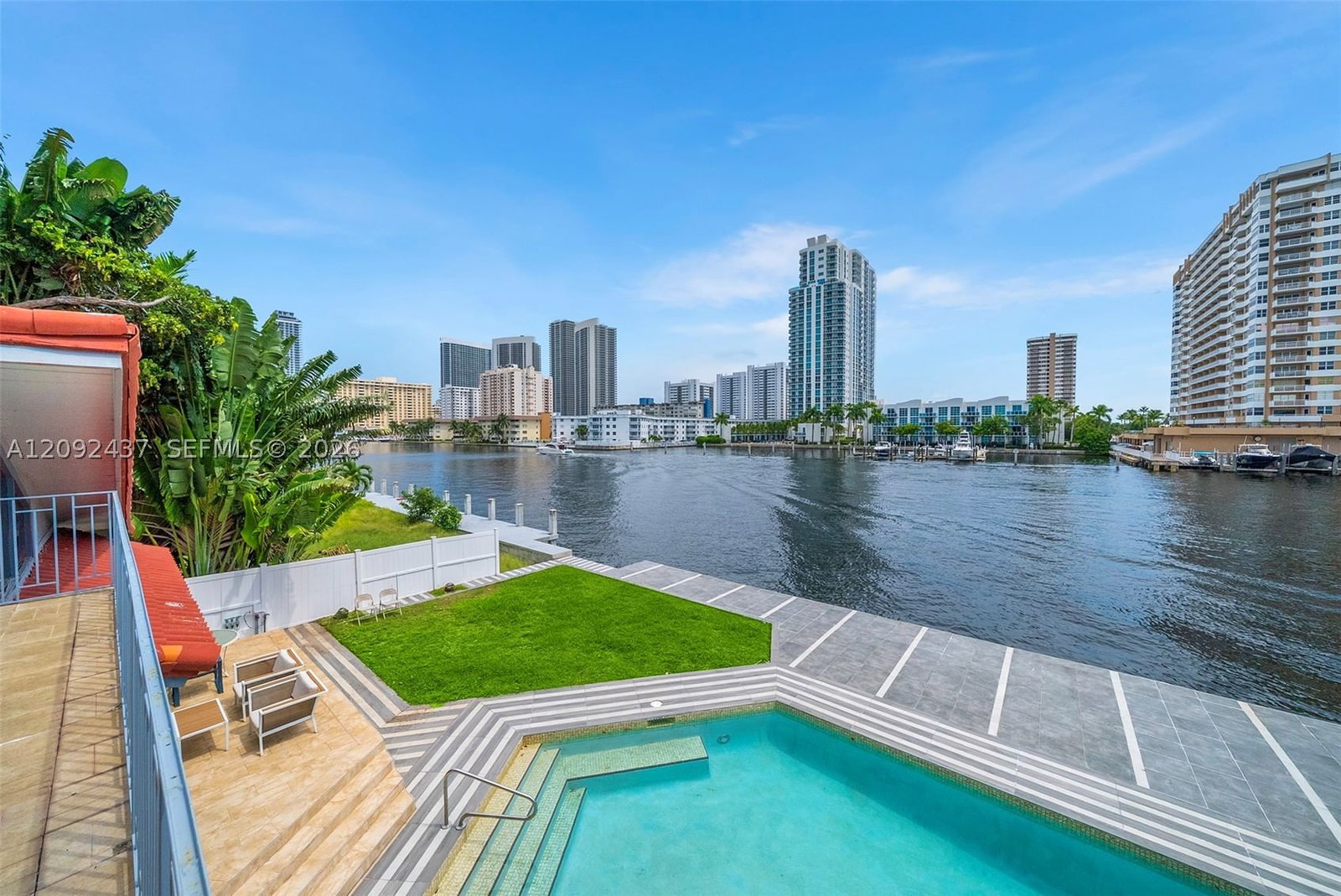 Real estate property located at 507 Palm Dr, Broward, Golden Isles, Hallandale Beach, FL