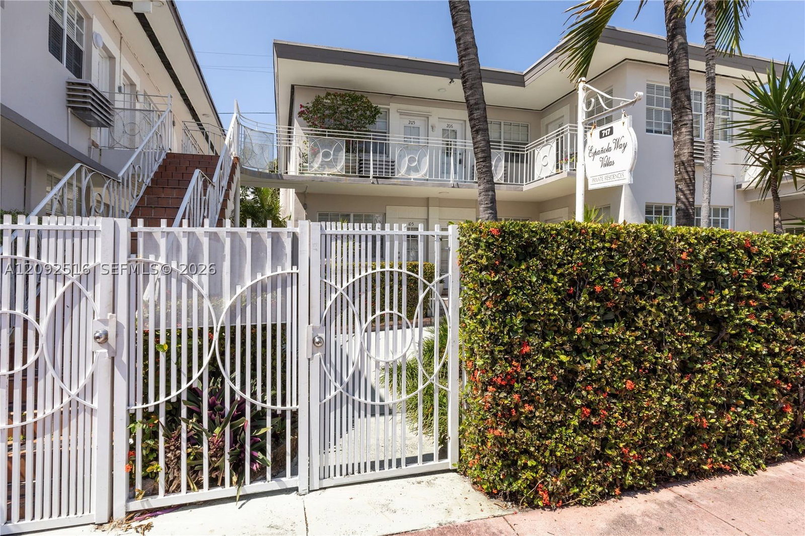 Real estate property located at 717 Espanola Way #207, Miami-dade, Espanola Way Villas Condo, Miami Beach, FL