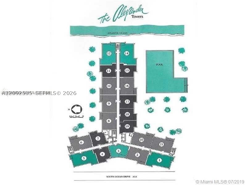 Real estate property located at 3505 Ocean Dr #819, Broward, Alexander Towers Condo, Hollywood, FL