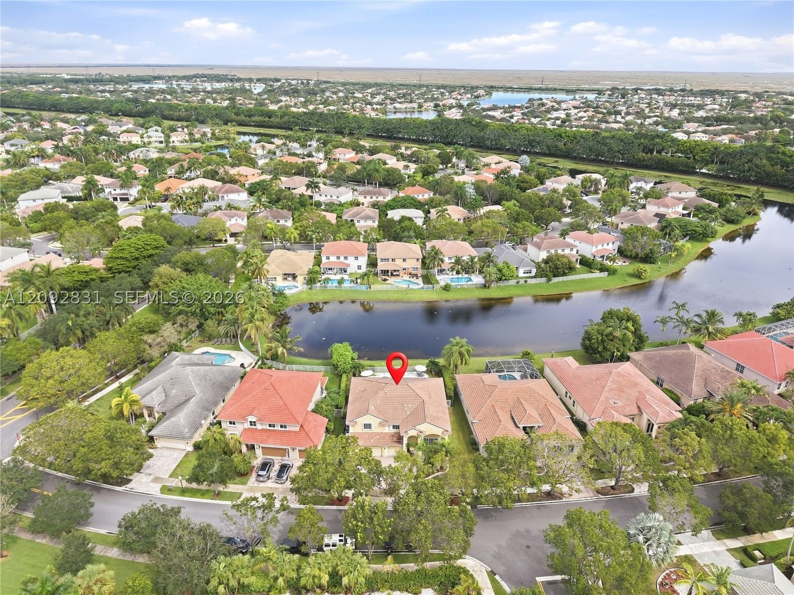 Real estate property located at 1612 Blue Jay Cir, Broward, Sector 2-parcels 1 2 3 4, Weston, FL