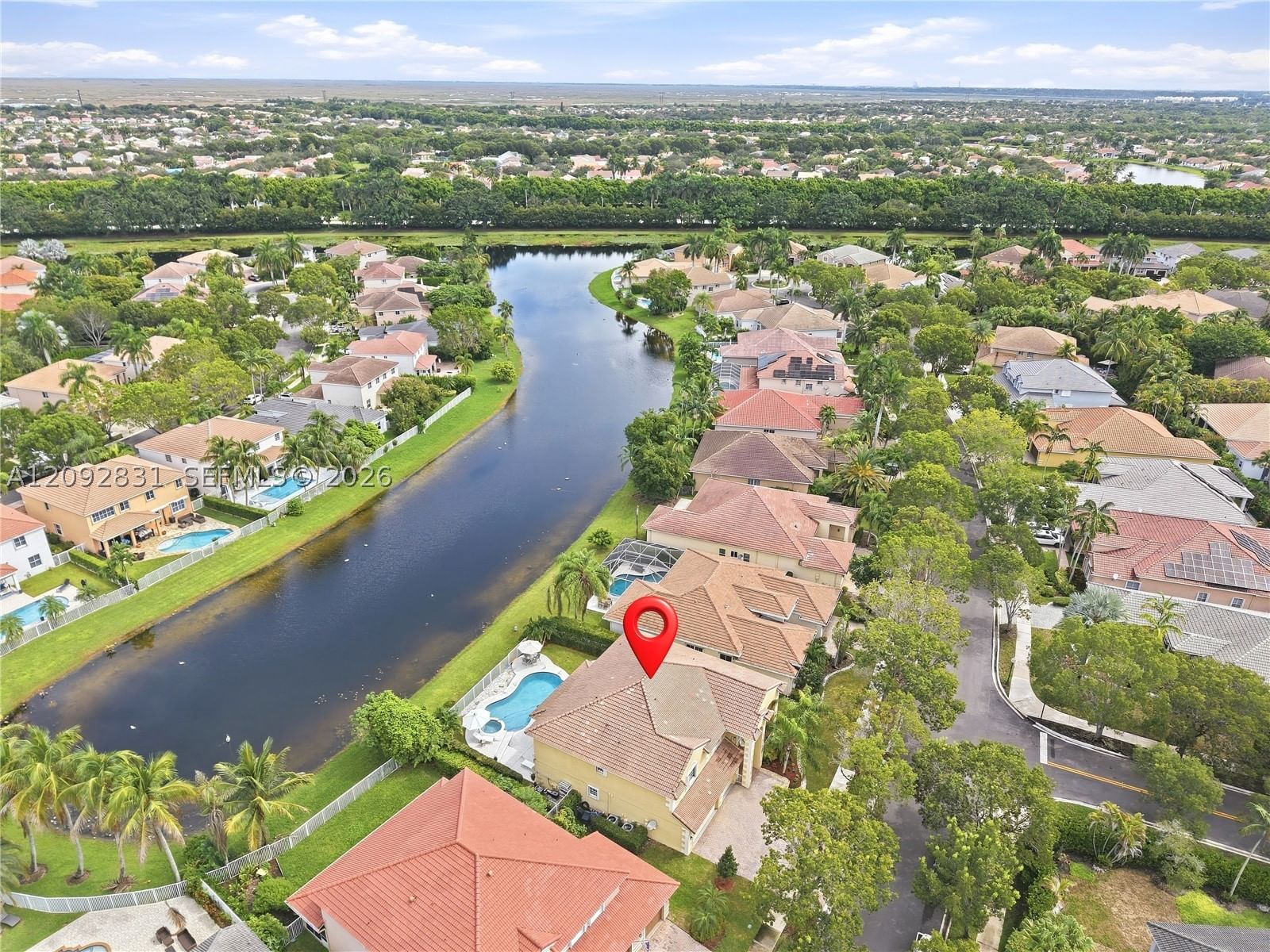 Real estate property located at 1612 Blue Jay Cir, Broward, Sector 2-parcels 1 2 3 4, Weston, FL