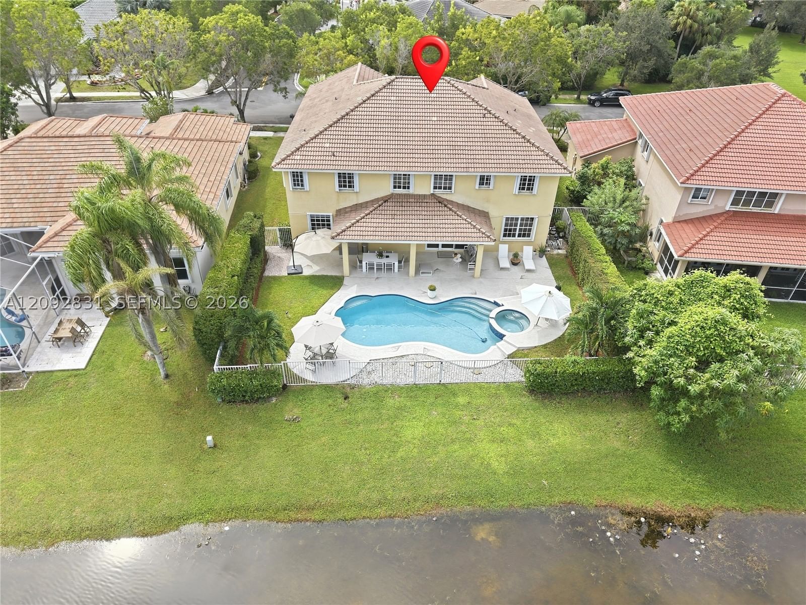 Real estate property located at 1612 Blue Jay Cir, Broward, Sector 2-parcels 1 2 3 4, Weston, FL