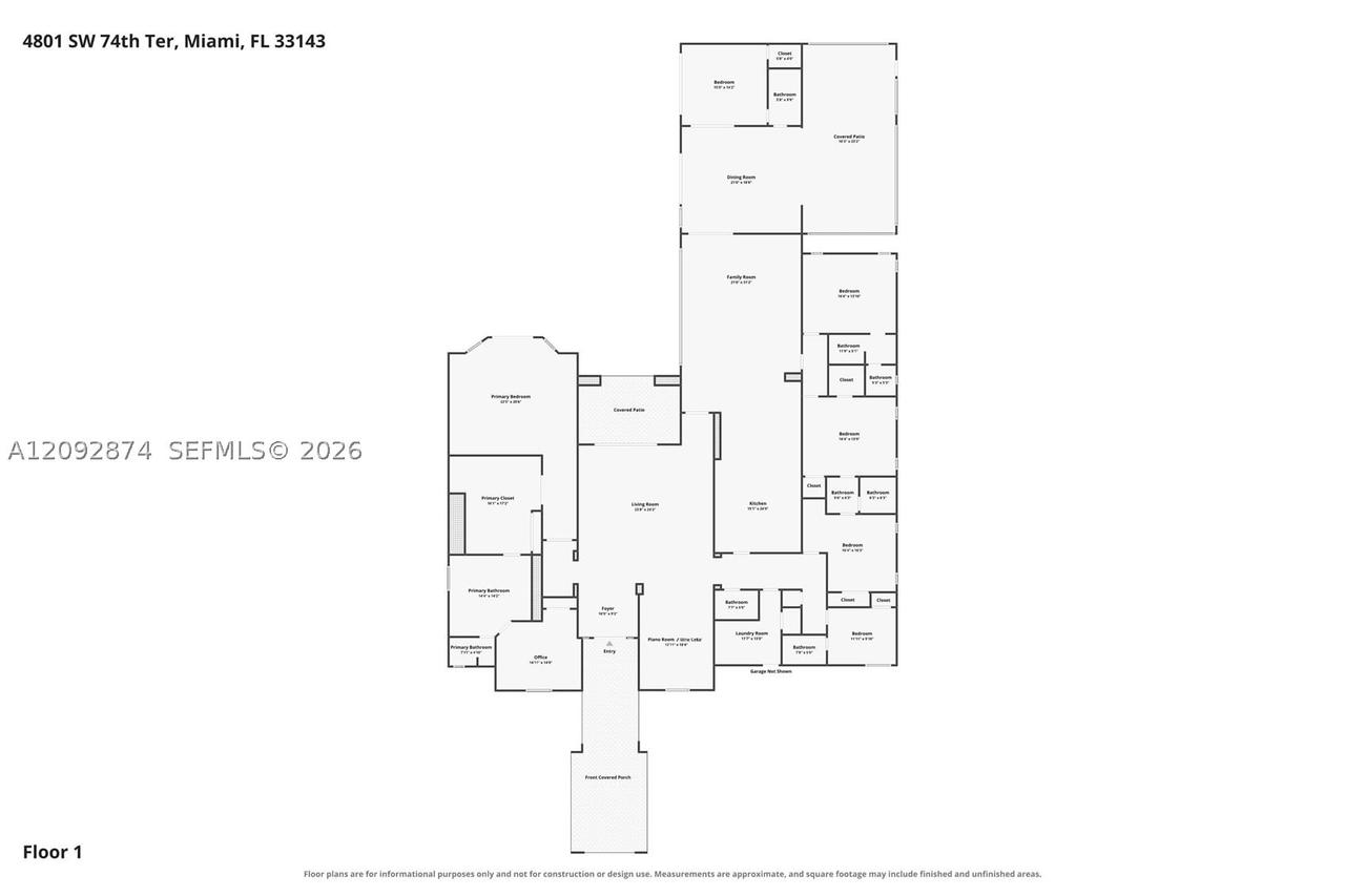 Real estate property located at 4801 74th Ter, Miami-dade, Ponce Road Estates, Miami, FL