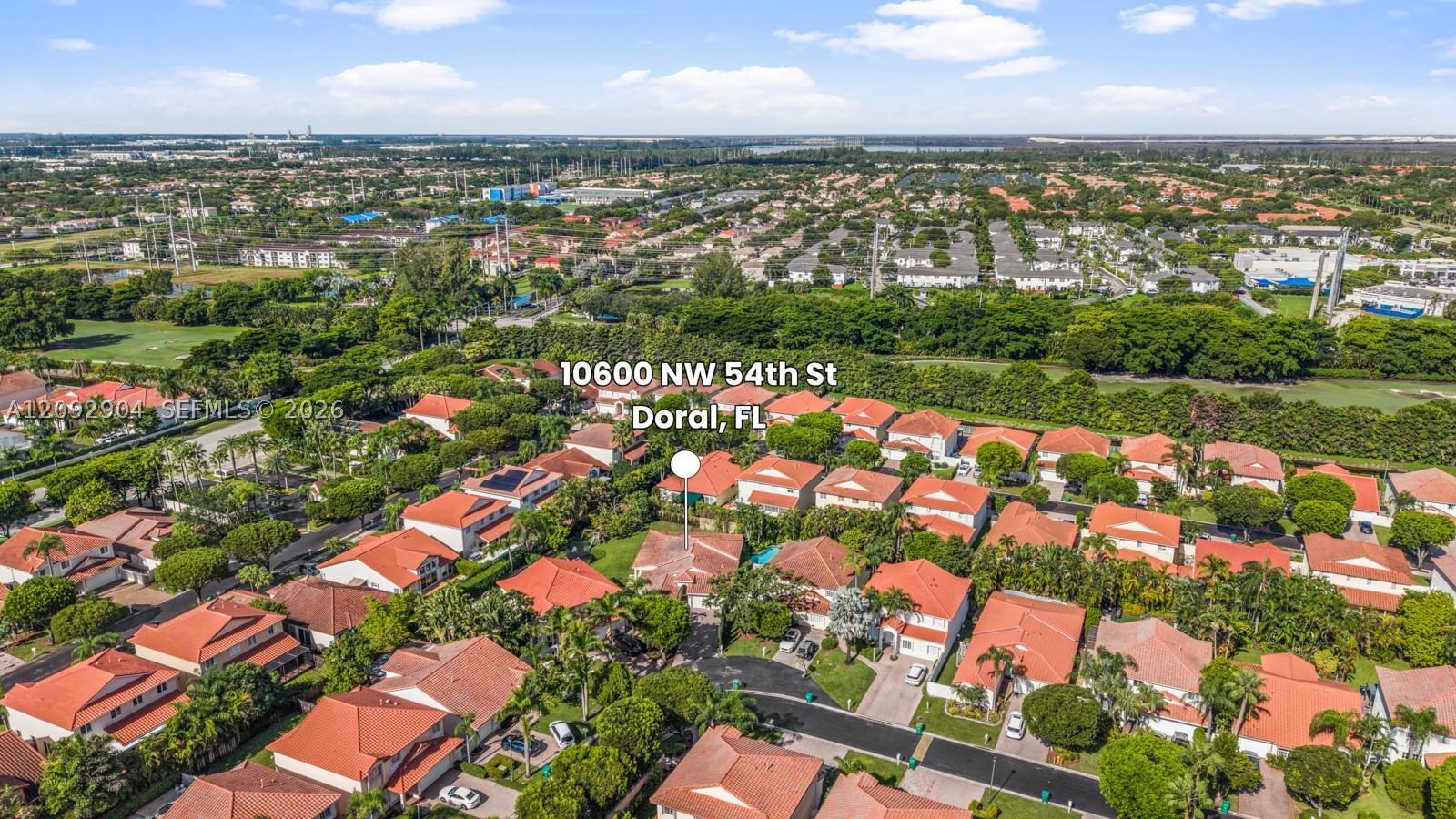 Real estate property located at 10600 54th St, Miami-dade, Doral Sands, Doral, FL