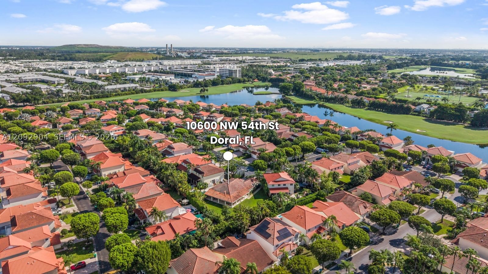 Real estate property located at 10600 54th St, Miami-dade, Doral Sands, Doral, FL