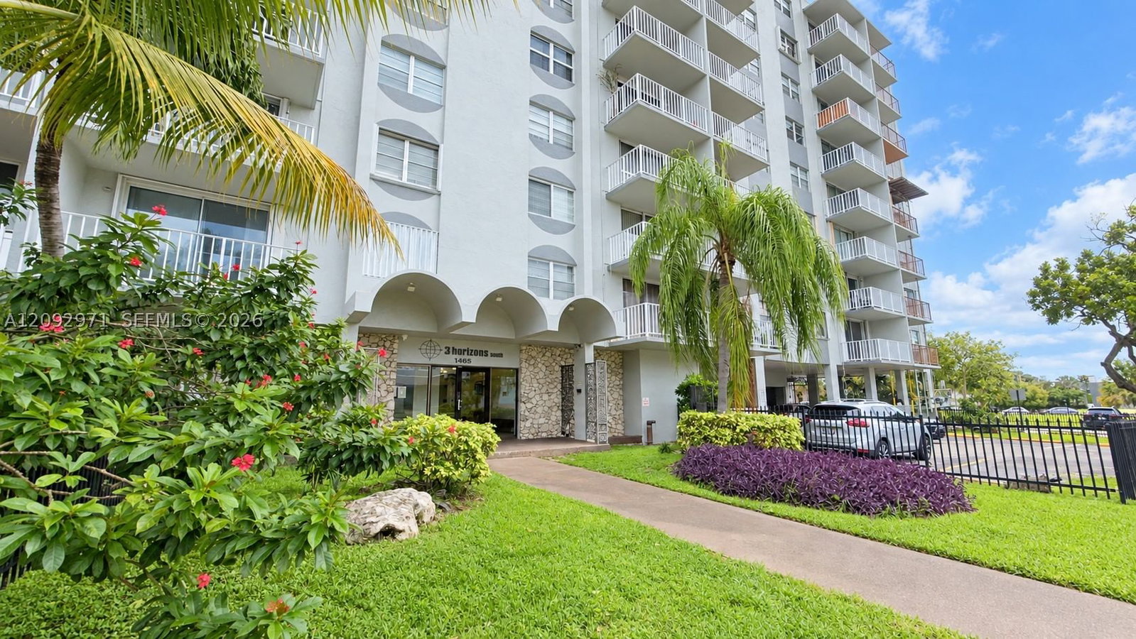 Real estate property located at 1465 123rd St #505, Miami-dade, Three Horizons South Cond, North Miami, FL