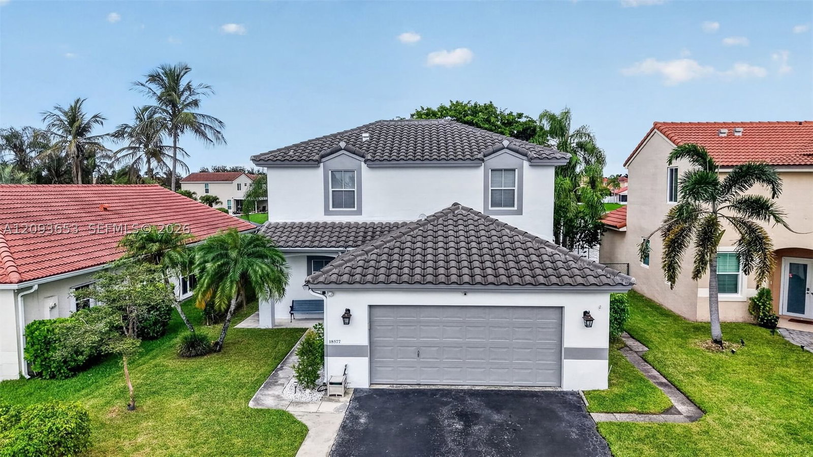 Real estate property located at 18577 19th St, Broward, Dimensions North At Chape, Pembroke Pines, FL