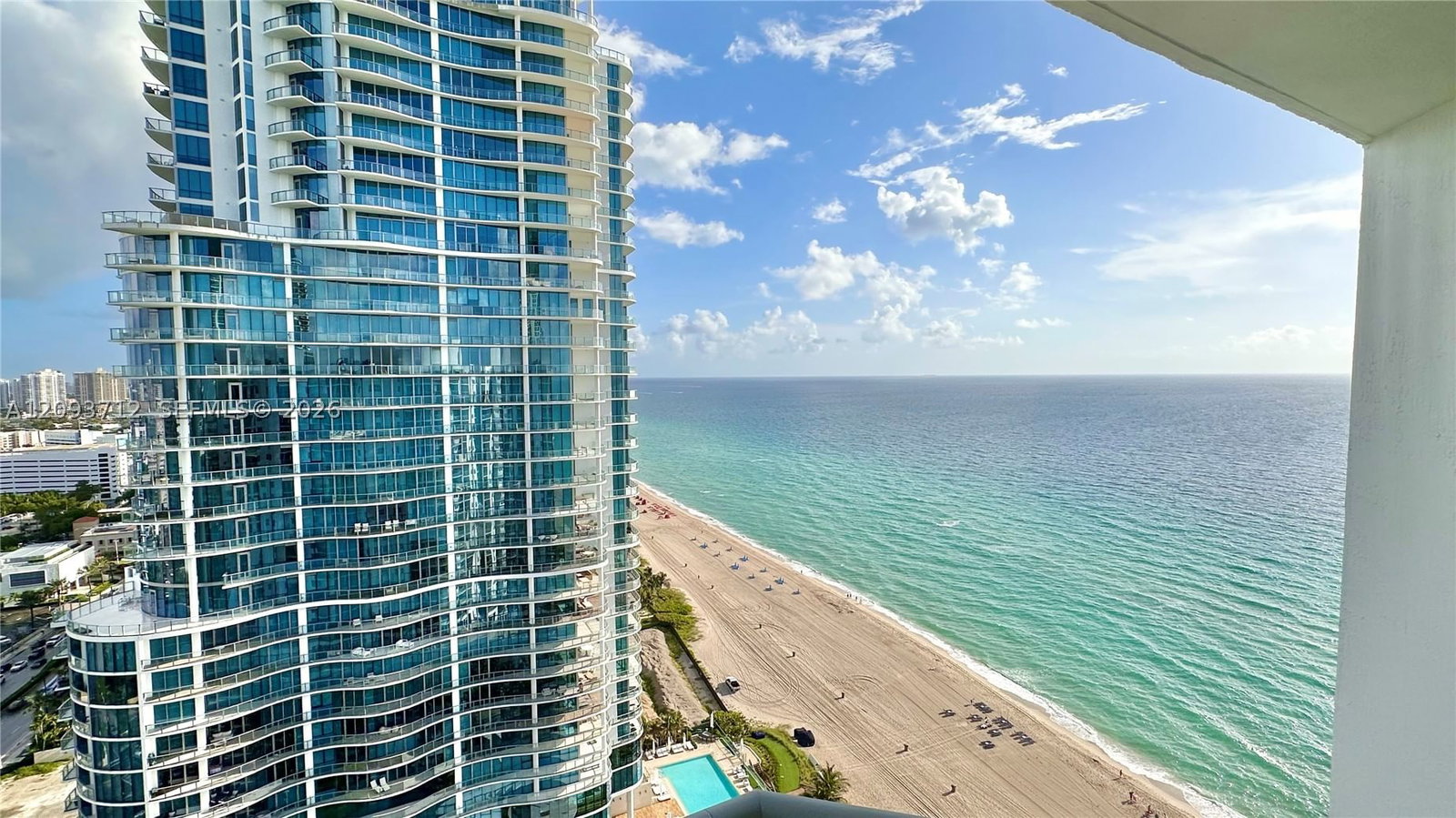 Real estate property located at 17375 Collins Ave #2606, Miami-dade, Ocean Point Beach Club Co, Sunny Isles Beach, FL