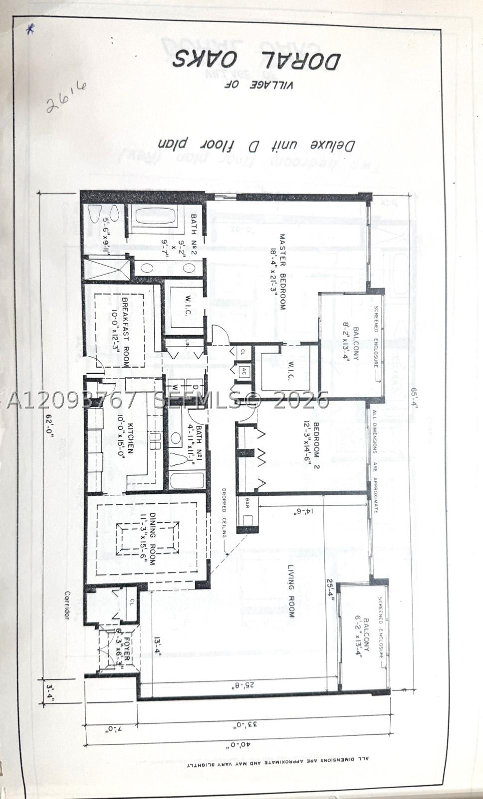 Real estate property located at 9735 52nd St #420, Miami-dade, Doral Oaks Condo #1, Doral, FL