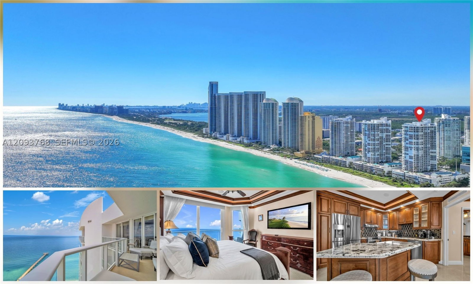 Real estate property located at 16485 Collins Ave OS35C, Miami-dade, Oceania Iii Condo, Sunny Isles Beach, FL