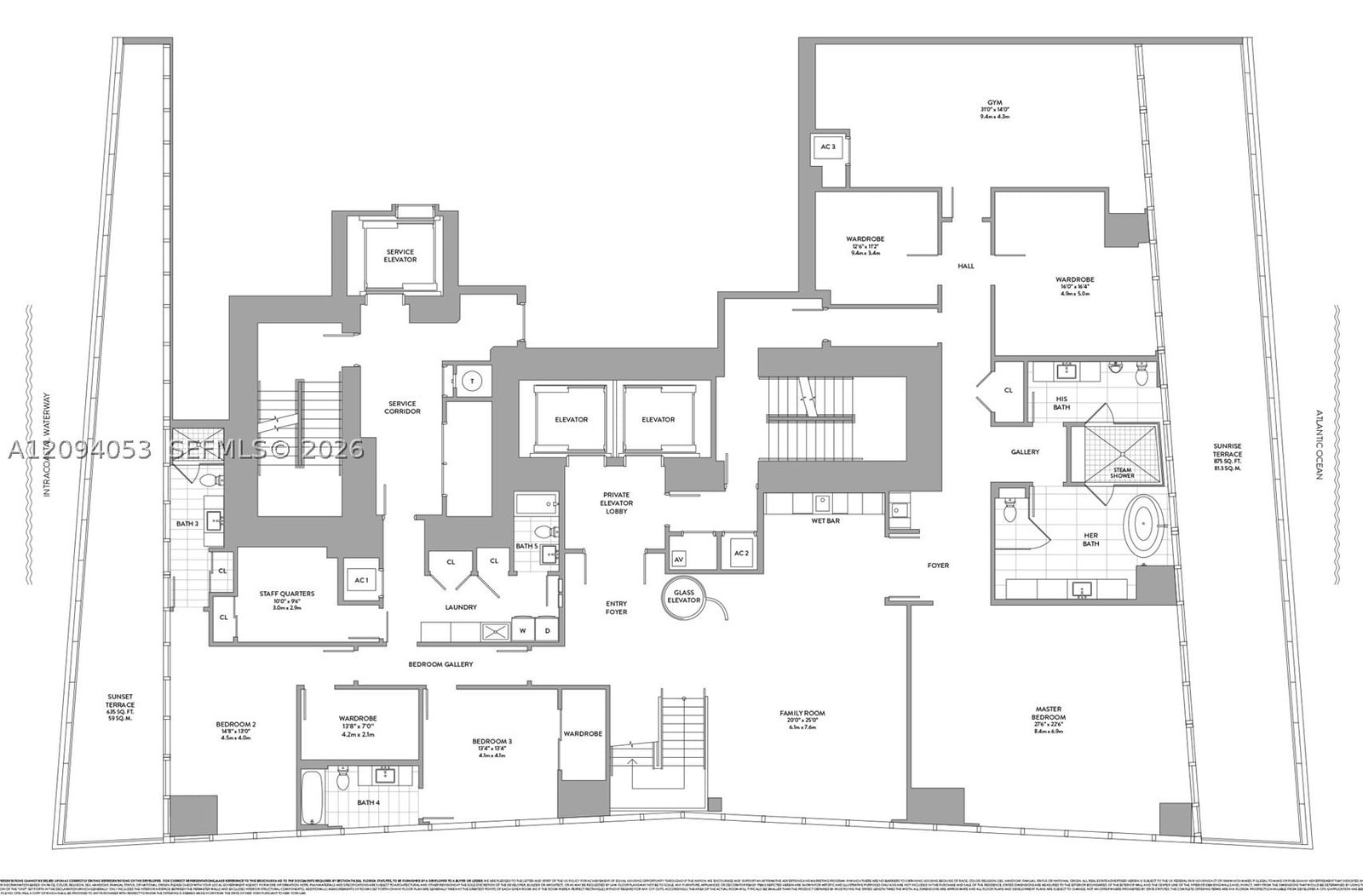 Real estate property located at 18501 Collins Ave PH5204, Miami-dade, Turnberry Ocean Club, Sunny Isles Beach, FL