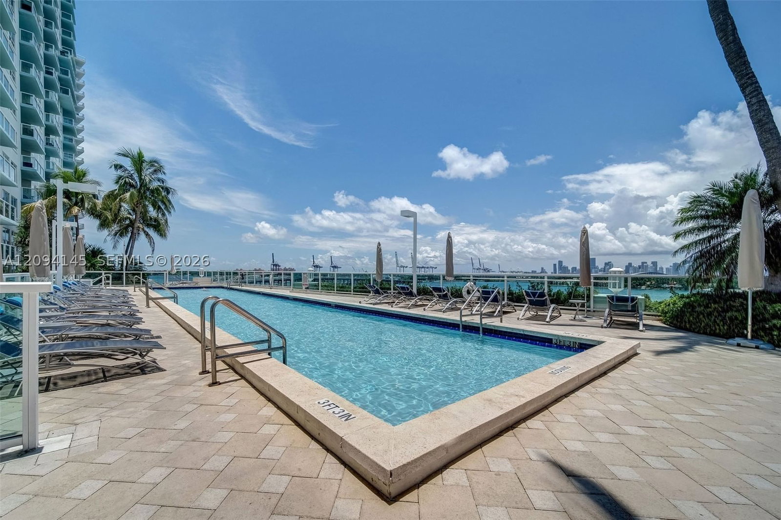 Real estate property located at 650 West Ave #2206, Miami-dade, The Floridian Condo, Miami Beach, FL