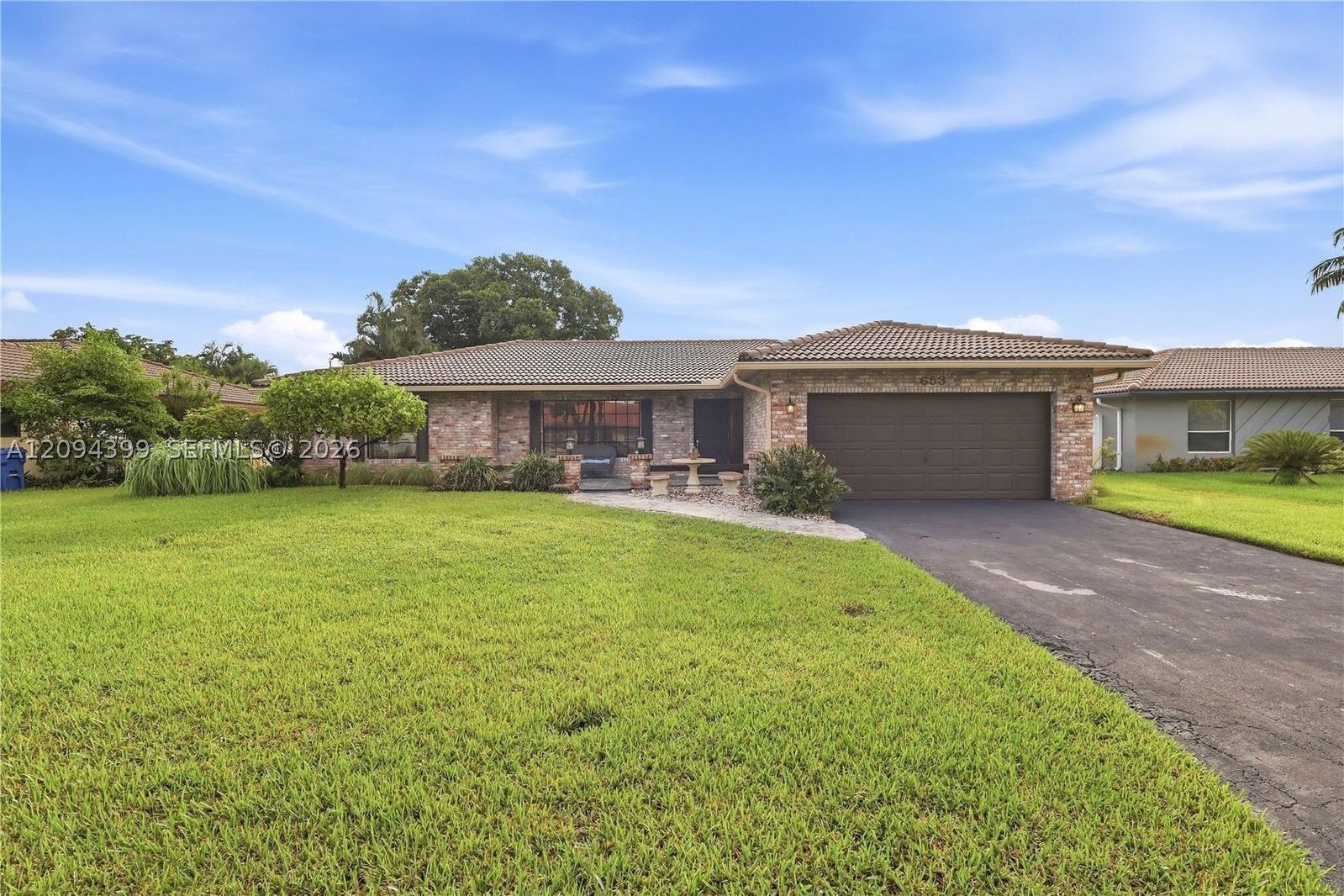 Real estate property located at 653 100 Ln, Broward, Oak Wood, Coral Springs, FL