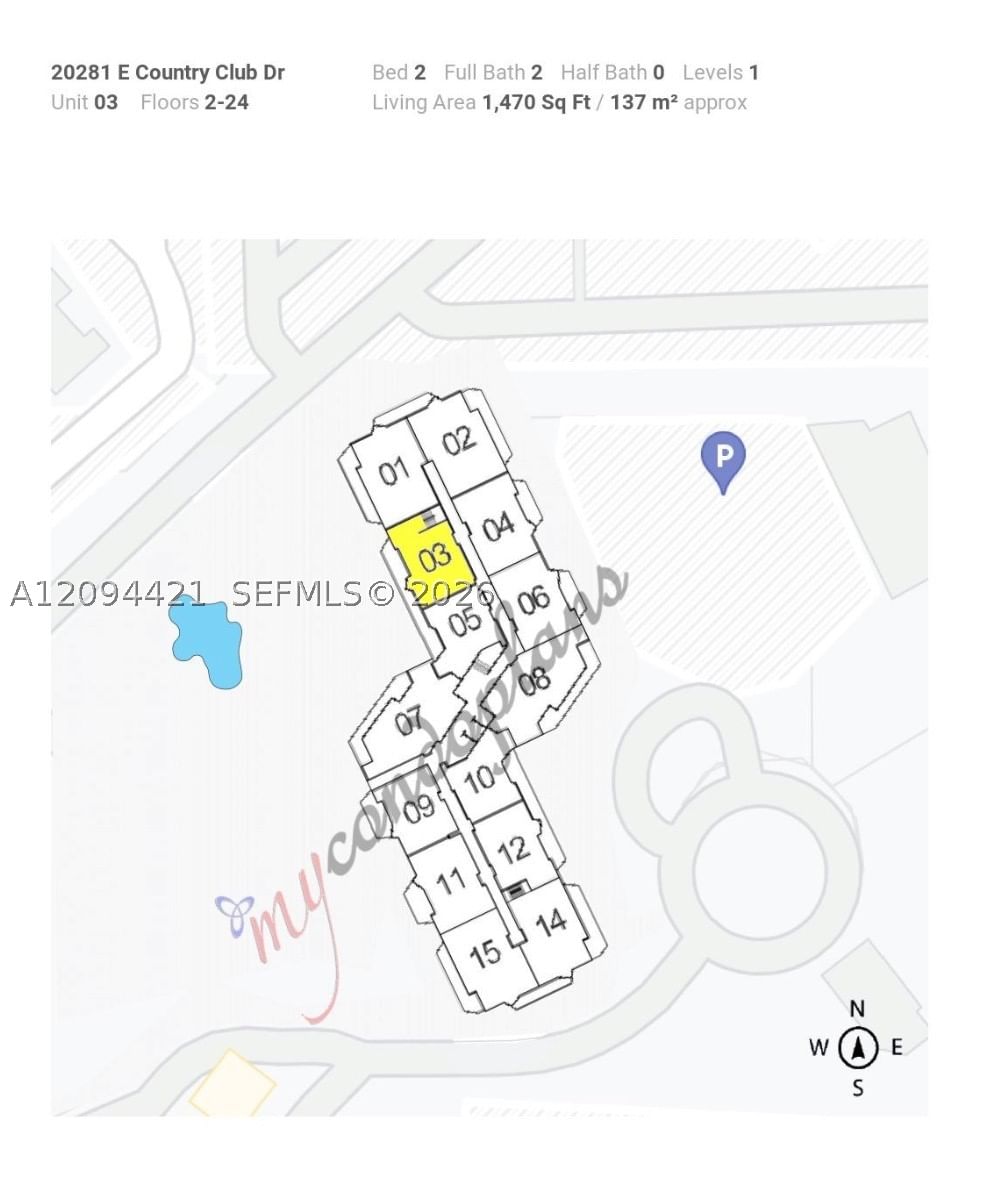 Real estate property located at 20281 Country Club Dr #403, Miami-dade, Hamptons West Condo, Aventura, FL
